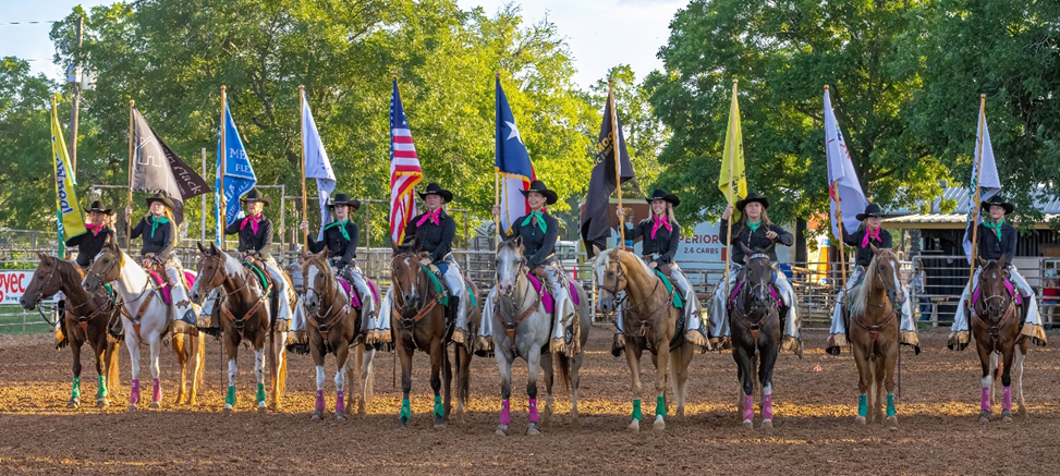 The Guadalupe County Fair & Rodeo Association Sheriff's Posse.